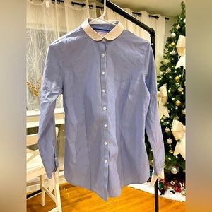 Brook’s Brother Elegant Striped Blue and White Dress Shirt